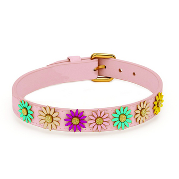 Collar Canino de Flores Hana