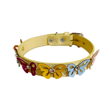 Collar Canino de Mariposas Nabi