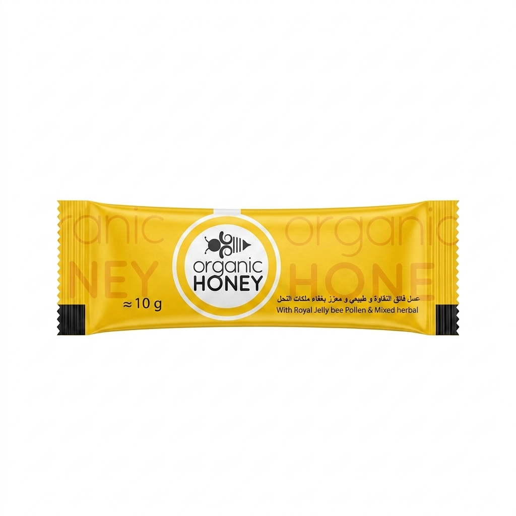Miel Organic Honey Caja con 24 sobres