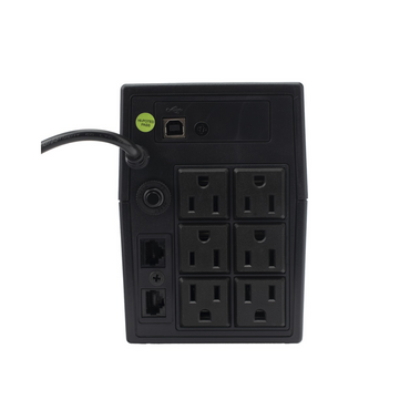 Regulador de Voltaje No Break Ups 600 VA/360W Con Pantalla LCD