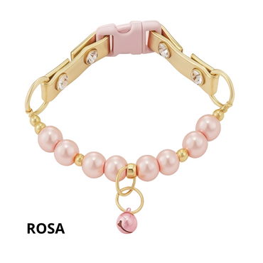 Collar de Joyeria Felina Con Chapa de Oro Isis