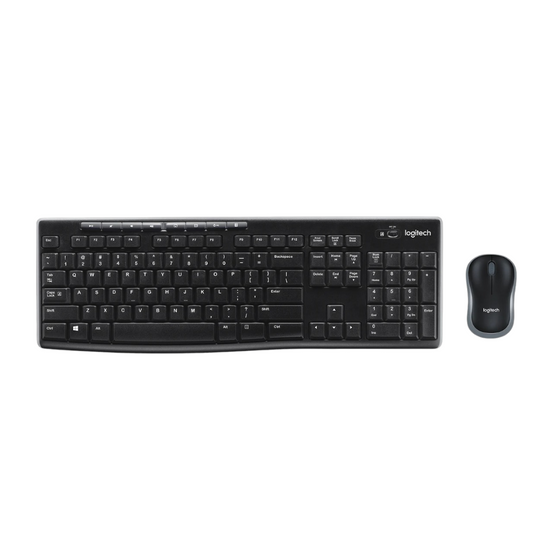 Kit Teclado y Mouse Inalambrico Logitech MK270