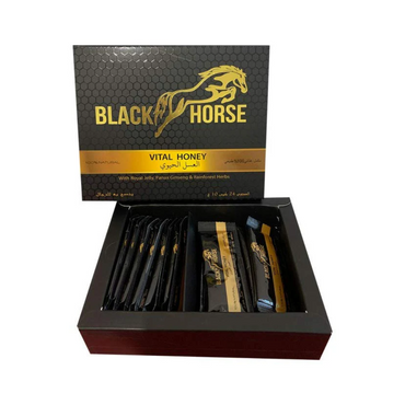 Miel Black Horse Caja con 24 sobres