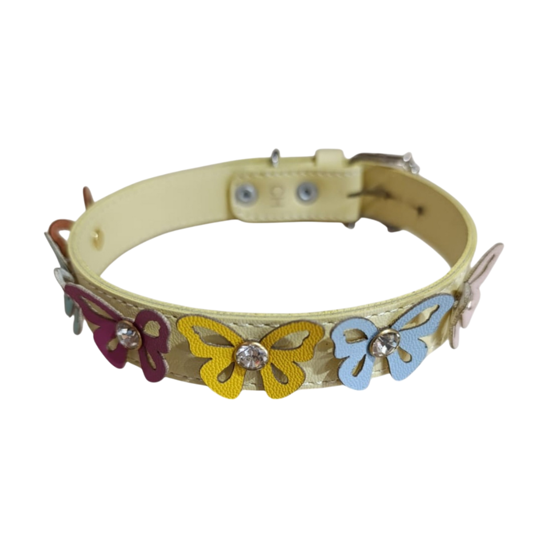 Collar Canino de Mariposas Nabi