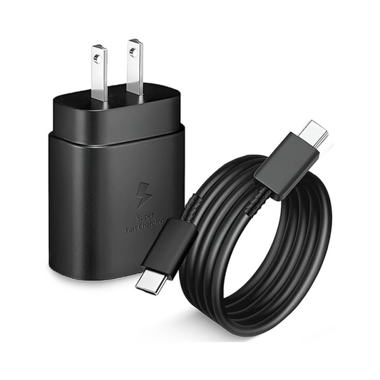 Cargador Samsung Tipo C 25w Carga Rapida