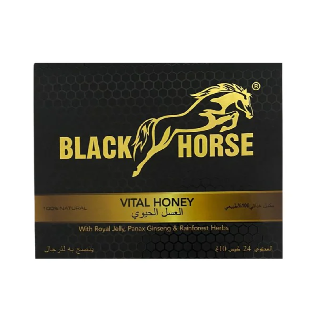 Miel Black Horse Caja con 24 sobres