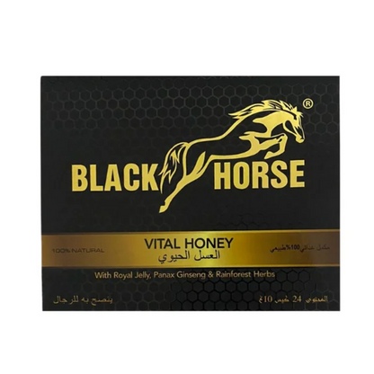 Miel Black Horse Caja con 24 sobres