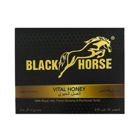 Miel Black Horse Caja con 24 sobres