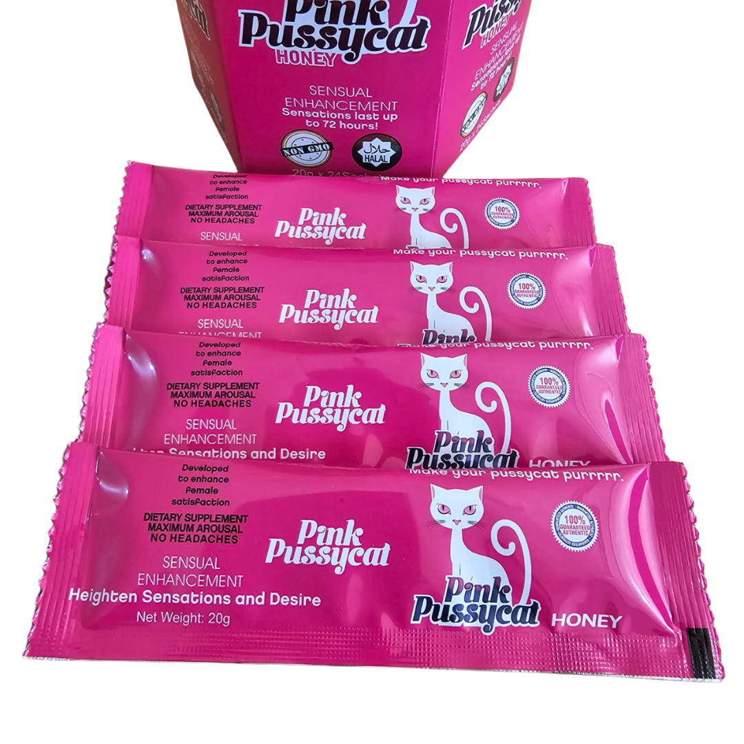 Miel Pink Pussy Cat Caja con 24 Sobres