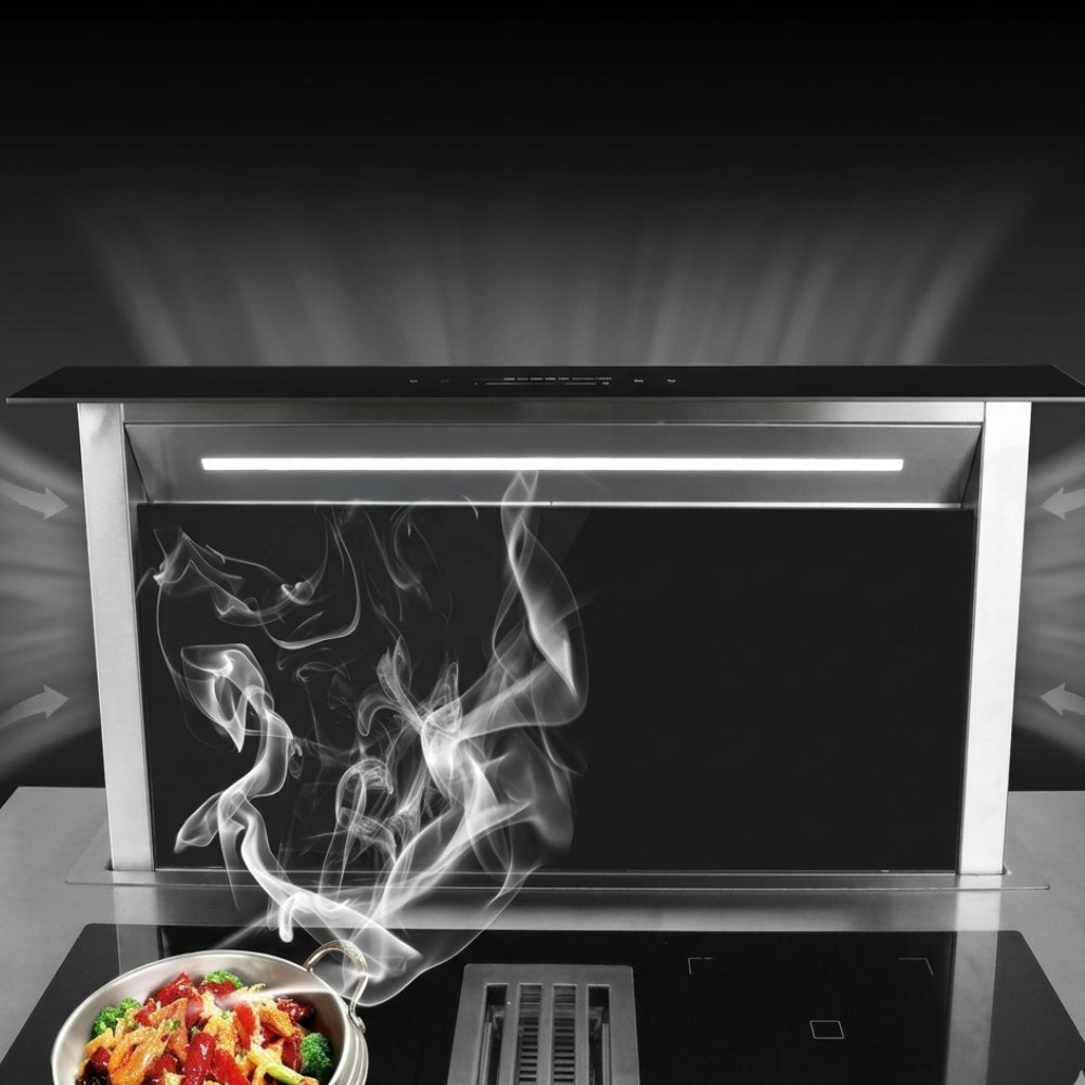 Campana Extractora de Cocina Retráctil Touch de Lujo Moderna