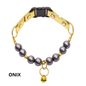 Collar de Joyería Canina Con Chapa de Oro Isis