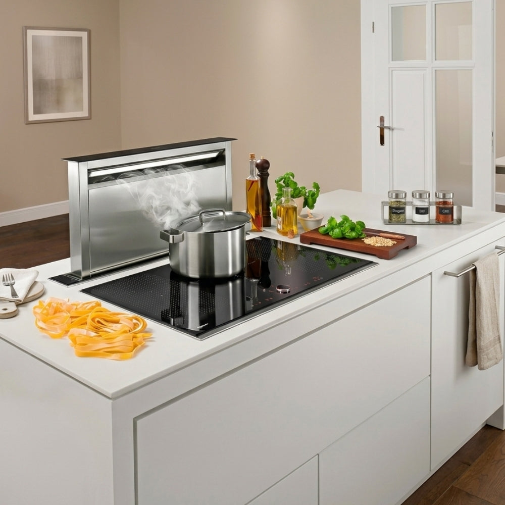 Campana Extractora de Cocina Retráctil Touch de Lujo Moderna